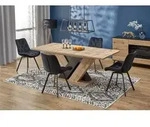 Design Esstisch Tisch HAB-111 ausziehbar 160 bis 200 cm - Naturbelassen