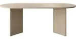 Selsey OVO - Esstisch oval, Cappuccino, 90x204 cm - Beige