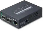 PLANET 10/100/1000Base-T to Dual 1000Base-X SFP (1 TP, 2 - Schwarz