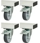 RAU Rollensatz f&uuml;r Serie adlatus 300+600 4 Lenkrollen