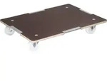 WAGNER Transporthilfe MAXIGRIP f&uuml;r EUROBOXEN - 80 x 60 x 13,5 cm, Rollen &Oslash;...