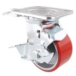 WAGNER Schwerlastrolle soft - DIRECTION LOCK 3in1 - &Oslash; 100 mm, Gusseisen, 2