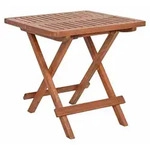 Holz Beistelltisch klappbar natur ge&ouml;lt - 50 x 50 cm - Eukalyptus Tisch f&uuml;r Garten