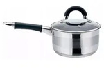 KINGHOFF KH-1256 2L 18cm Bratpfanne mit Deckel - Silber