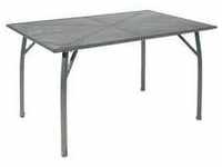 Greemotion Gartentisch Tisch Toulouse 140 x 74 x 90 cm Grau Metall