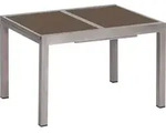 Merxx Gartentisch ausziehbar 140/200 x 90 cm - Aluminiumgestell Graphit