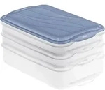 ROTHO Rondo Horizon blue - beh&auml;lter zur lebensmittelaufbewahrung - 2 x 0 75l ...