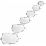 Westmark 6 Frischhaltedeckel aus Silikon &raquo;Square&laquo;, 23252260 - Transparent
