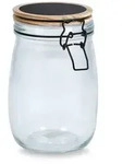 Glas mit luftdichtem Deckel, 1500 ml - Transparent