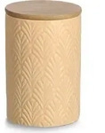 Keramikbeh&auml;lter mit Bambusdeckel, 720 ml - Orange