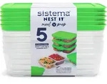 Sistema Plastics Sistema 59165 - Container - Rechteckig - 0,87 l - Gr&uuml;n -