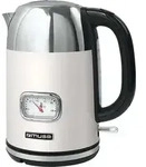 Muse MS-020 SC, 1,7 l, 2200 W, Edelstahl, Wei&szlig;, Edelstahl, Wasserstandsanzeige,