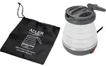AD 1370 UK Silikon-Wasserkocher 0,6 l - Reise - UK-Stecker - Transparent