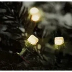 LED-Lichterkette mit Timer und Fernbedienung 3m 40 LEDs Warmwei&szlig; - dunkelgr&uuml;n