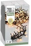 ECD Germany LED Cluster Lichterkette 14m 700 LEDs Extra Warmwei&szlig; 8 Modi...