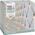 Deko Lichternetz mit 320 LED - warm wei&szlig; - Garten Lichtervorhang 300 x 150 cm...