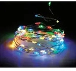Lichterkette Draht 160 LED - bunt / multi - Innen + Au&szlig;en - 8 Funktionen Timer...