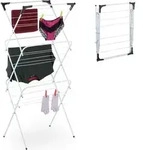 Relaxdays W&auml;schest&auml;nder, klappbar, 18 Stangen, 136x62x51 cm, innen, Metall,