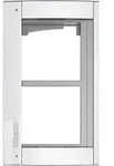 BTICINO Rahmen-T&uuml;rstation 2f UP ws Alu 138x235x15mm