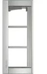 BTicino 350231 Abdeckrahmen 3M m.Tr&auml;ger f.T&uuml;rstation SFERA Aluminium Allmetal