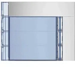 BTICINO Abdeckung f&uuml;r Ruftastenmodule von SFERA Aluminium, 3 Ruftasten, Farbe: