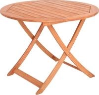 Merxx Klapptisch &Oslash; 100 cm - Eukalyptusholz