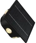 Globo Solarleuchte Kunststoff Schwarz, 1Xled LED Solarleuchte 0,50W CCT IP54...