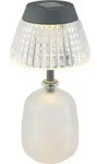 GLOBO 36536A Solarleuchte Glas satiniert, 10x LED - Wei&szlig;