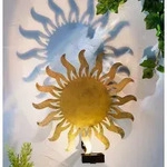 Solar Wandleuchte Sonne - Wand Deko &Oslash; 30 cm