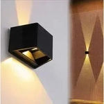 Solarleuchte modern Wandstrahler helle Wandlampe kabellos UP Down Au&szlig;enleuchte...