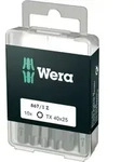 Wera Bit-Sortiment, 867/1 TX 40 DIY, TX 40 x 25 mm (10 Bits pro Box), 05072412001
