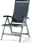 Sieger Royal Klappsessel - graphit / grau - Schwarz