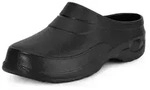 Ladeheid Damen und Herren leichte Eva Clogs Gartenclogs Gartenschuhe KL037(Schwarz,