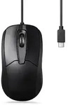 Perixx PERIMICE-209 C Black Mouse Corded Optical Black 3 Buttons 1000 dpi - Schwarz