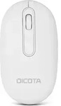 DICOTA D32045, Beidh&auml;ndig, Optisch, RF Wireless + Bluetooth, 1600 DPI, Wei&szlig; - Wei&szlig;