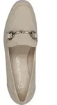 MARCO TOZZI Damen Slipper Loafer Zierspange 2-24212-42, Gr&ouml;&szlig;e:37 EU, Farbe:Beige -