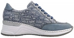 Rieker Odense/Preston Damenschuhe Schn&uuml;rschuhe Sportive Blau Freizeit - Blau -...