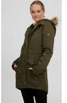 OXMO OXAnna Damen Winterparka Parka Mantel mit Fellkapuze und Teddy-Futter -...