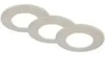 BRILONER SELECT FLAT LED Einbaustrahler Bad, 3er Set, IP44 Spritzwasserschutz, CTS