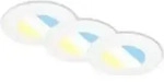 Briloner Leuchten SELECT FLAT LED 3er Set Einbauleuchten 3x LED CCT Dimmbar 4,9 W 580