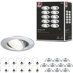 Paulmann Einbauleuchte 10er-Set schwenkbar - Silber