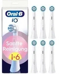 Oral-B iO Aufsteckb&uuml;rsten Sanfte Reinigung 6er - Wei&szlig;