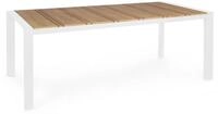 Gartentisch aus Aluminium 198x100 Elias YES - Wei&szlig;