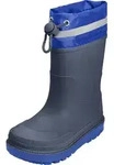 Playshoes Regenstiefel Uni Kinder Gummistiefel, Marine Stulpe, 31 EU - Blau - 31