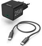 Hama 00125126, Drinnen, AC, 1 m, Schwarz - Schwarz