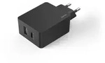 HAMA LADEG., 2 FACH USB-C+A, 30W, Ladeger&auml;t Universal, Schwarz -
