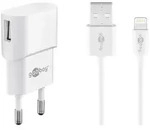 Apple Lightning Ladeset 5 Watt (wei&szlig;, 1 Meter Kabel) - Wei&szlig;