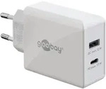 Goobay 30 W USB-C PD Dual-Schnellladeger&auml;t wei&szlig;, 1x USB-C-Anschluss (Power