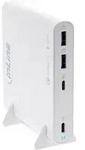 InLine USB Netzteil GaN Ladegeraet 4-Port 2x USB-C+ USB-A 120W wei&szlig; (31515W) - Wei&szlig;