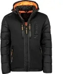 Geographical Norway Herren Steppjacke babeachwood Black S - Schwarz - S